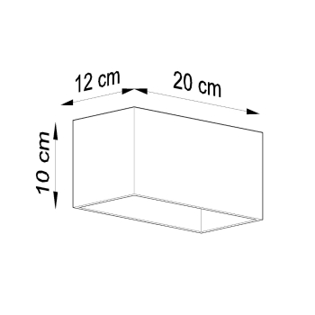 Fali lámpa QUAD MAXI fehér 2x40W G9 Sollux Lighting