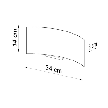 Fali lámpa MAGNUS fekete 2x40W G9 Sollux Lighting