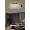 Plafond RING S fekete 1xLED 3000K Light Prestige fény