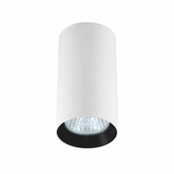 MANACOR felszíni lámpatest fehér-fekete 1x50W GU10 13 cm Light Prestige 13 cm